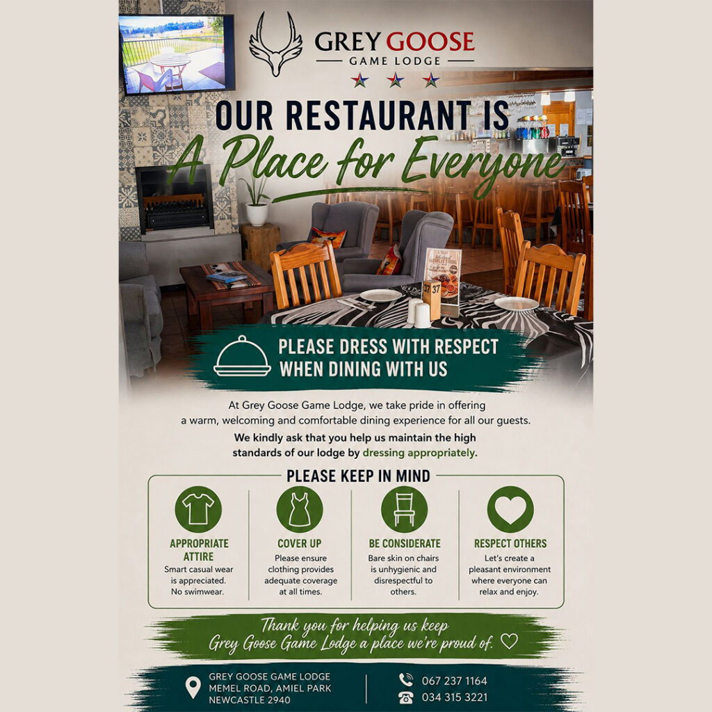 Grey Goose Game Lodge - Home